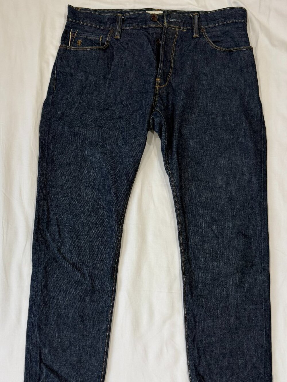 Todd Snyder Slim Fit Lightweight Japanese Selvedge Jean in Indigo